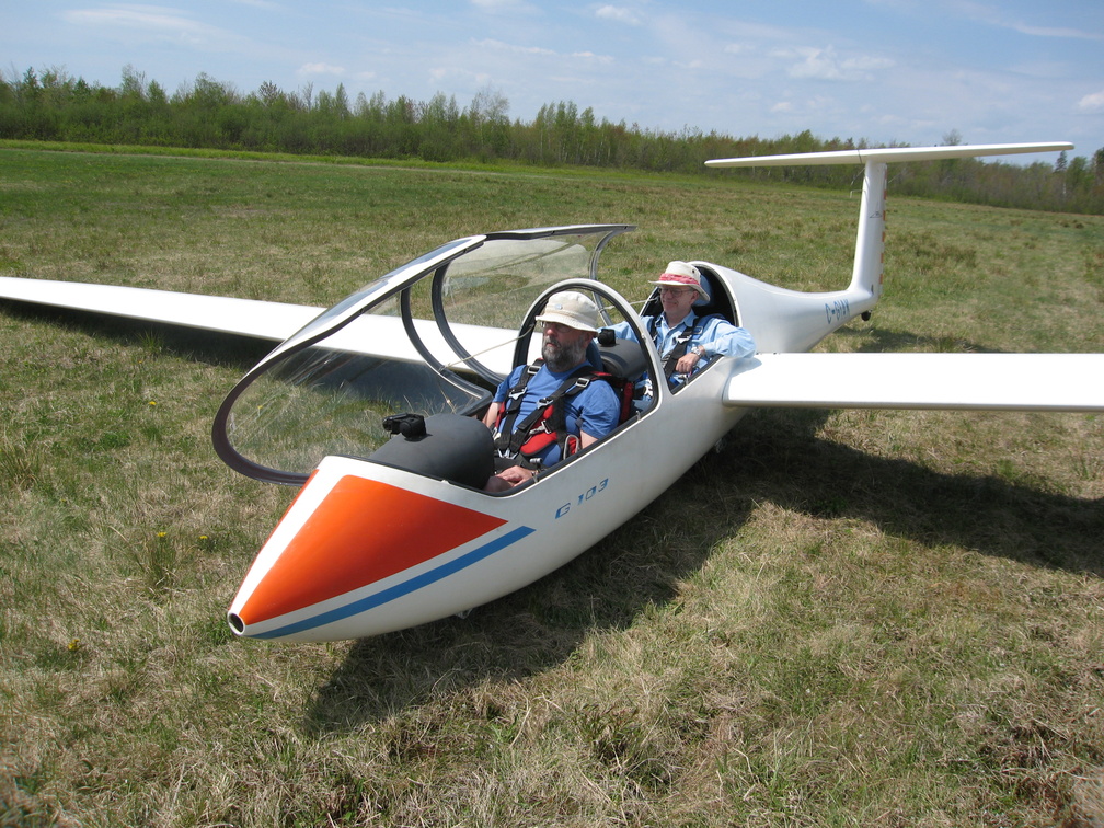 Carl and Peter at the Mayfly