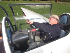 Ailerons Roll the Glider