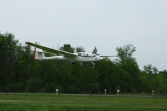Landing on Rwy 08