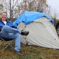 Glider Pilot and His Tent