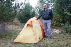 Glider Pilot and his Tent