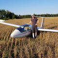 Phil Beside LS4 On First Landout