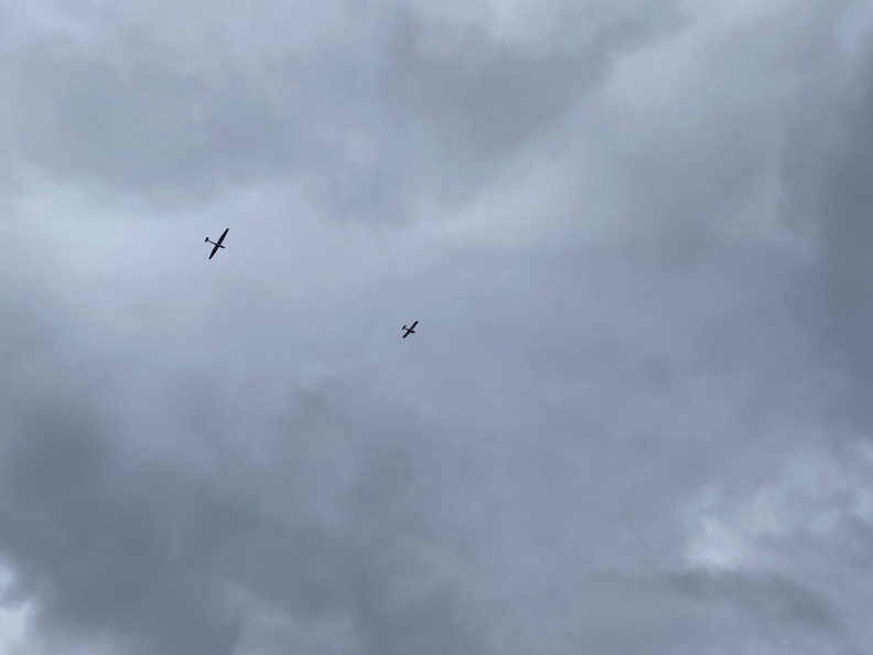 Passing Under A Glider Under Tow