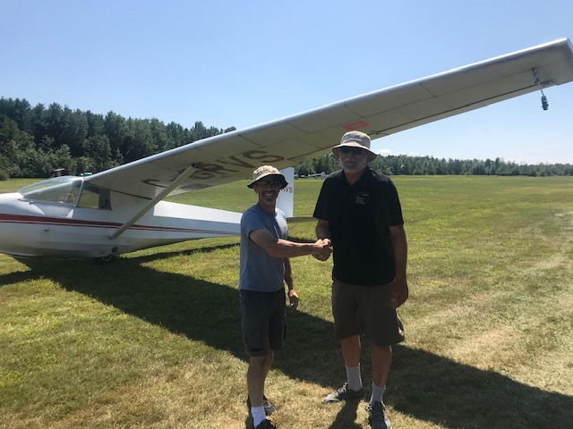 Congratulation for 1st solo Phil Stang Aug 5 2019